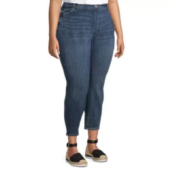 BCBGeneration Indigo Cropped Jeans - Picture 1 of 9
